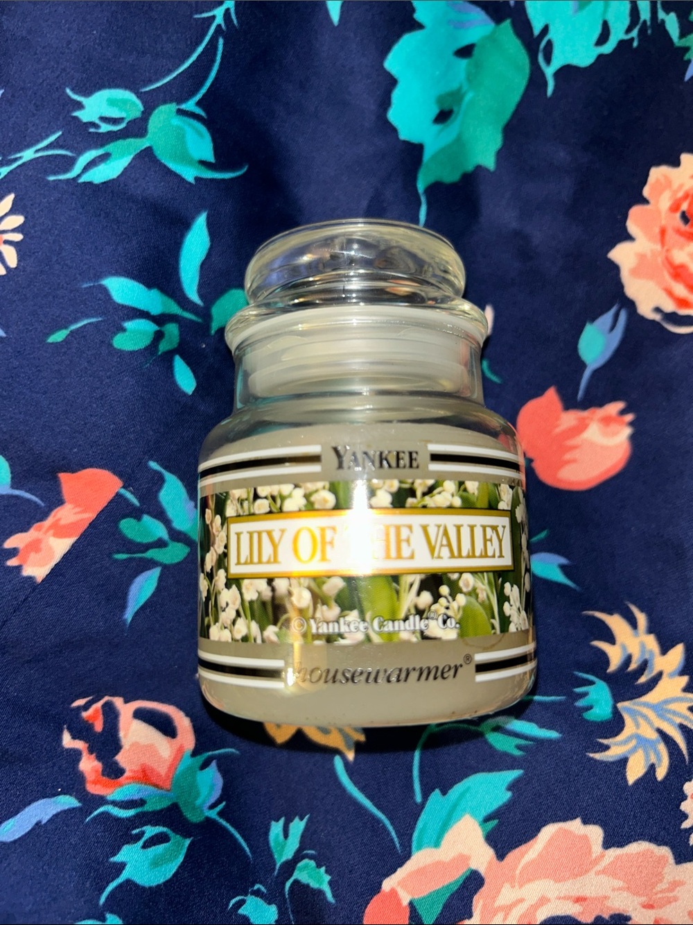 New Vintage label Yankee candle Lily of the Valley scent